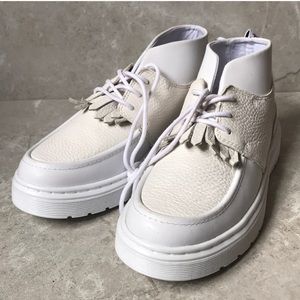 NEW Doc Martens Jemima white bootie